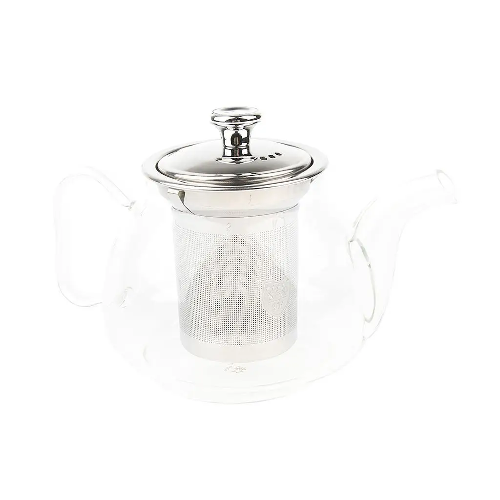 600ml Glass Tea Cups with Infuser Herbs Infuser (-4℉- 302℉)