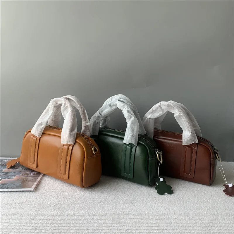 

2025 New Fashion Women Handbags European Designer Cow Genuine Leather Shoulder Bags Female Girl Brand Luxury Crossbody Bag