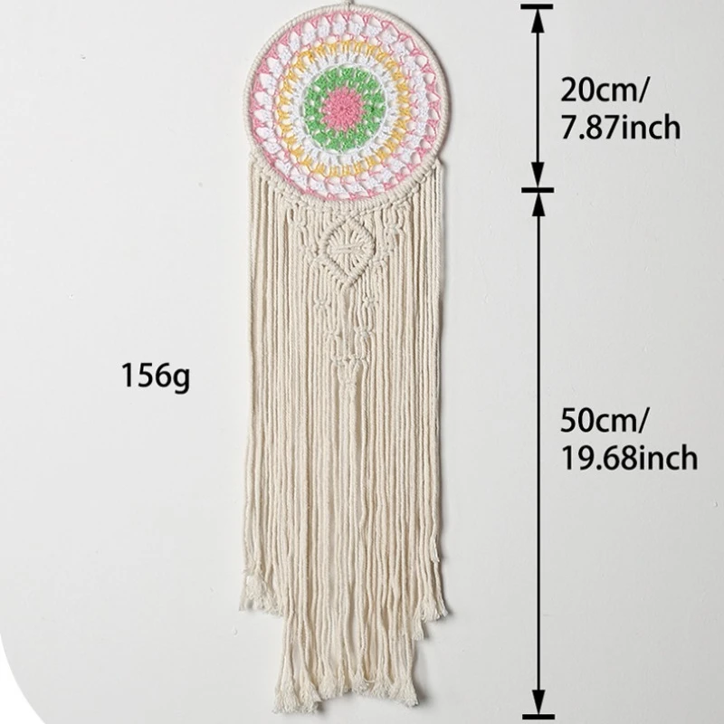 Close-up of the cotton texture and fringe detail