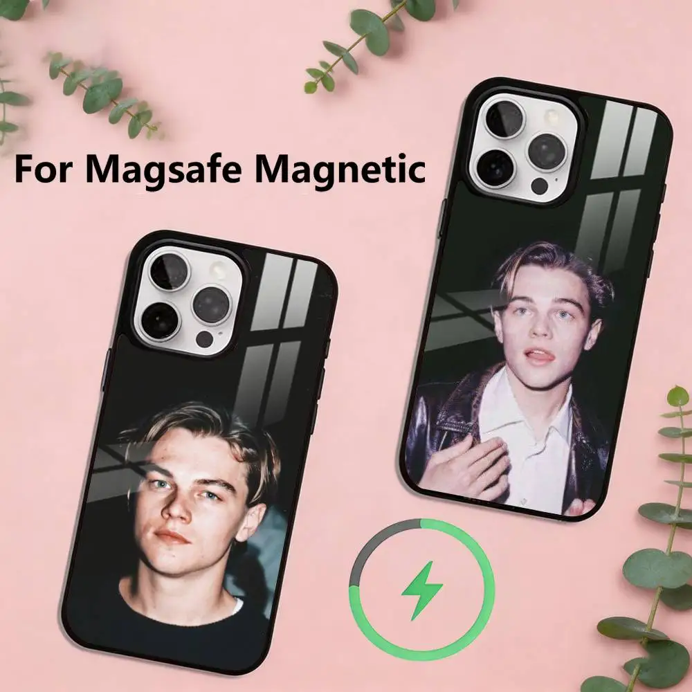 

Leonardo DiCaprio Phone Case For iPhone17,16,15,14,13,12,11 Plus,Pro Magnetic For Magsafe Wireless Charging