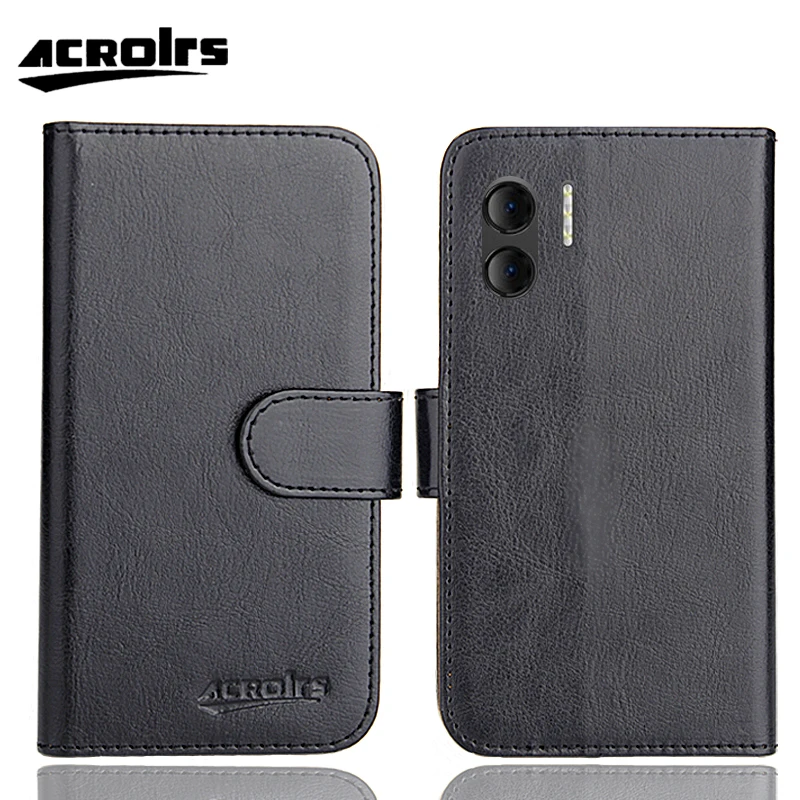 Doogee S35T S51 S86 X95 X97 X98 Pro Case 6 Colors Fashion Flip Luxury Wallet Card Slots Leather Cover Protective Phone Bags