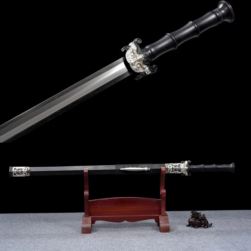 101.5 سنتيمتر التنين الروح العليا السيف القرون الوسطى معركة إعداد كاتانا كامل تانغ الفولاذ المقاوم للصدأ حافة قطع النينجا الكونغ فو مارشل Ar #1