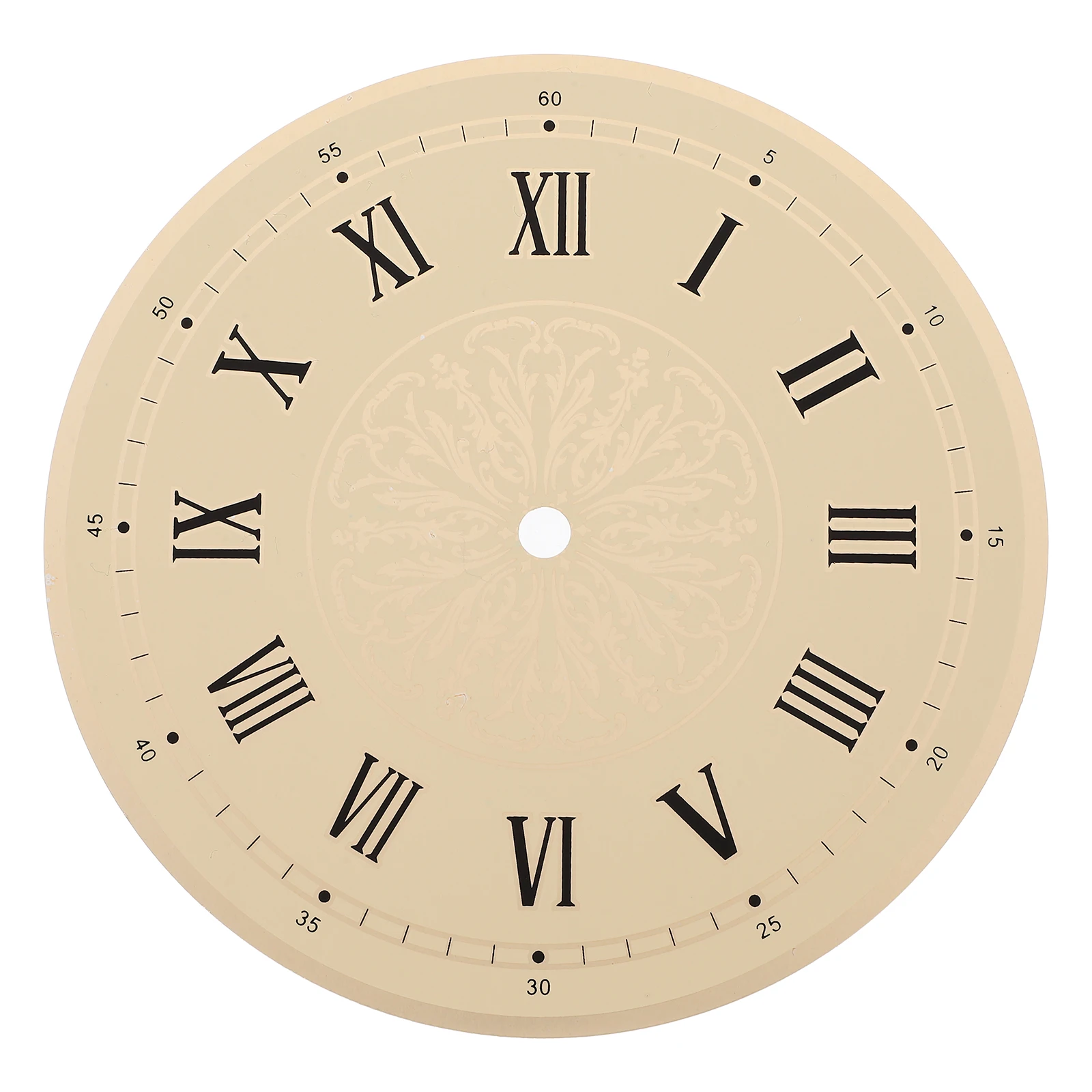 

6.8-Inch Round Iron Replacement Wall Face With Roman Numerals Diy Clock Part For Bedroom Living Room Decor Clock Dial Board Iron
