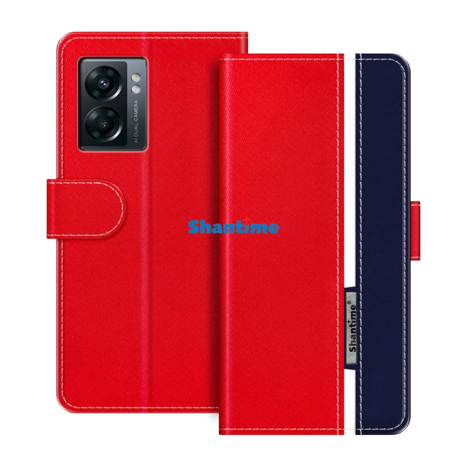 متوافق مع حافظة Oneplus Nord N300 5G الواقية ومحفظة الكتب وغطاء الهاتف الخلوي القابل للطي وحامل الهاتف الخلوي