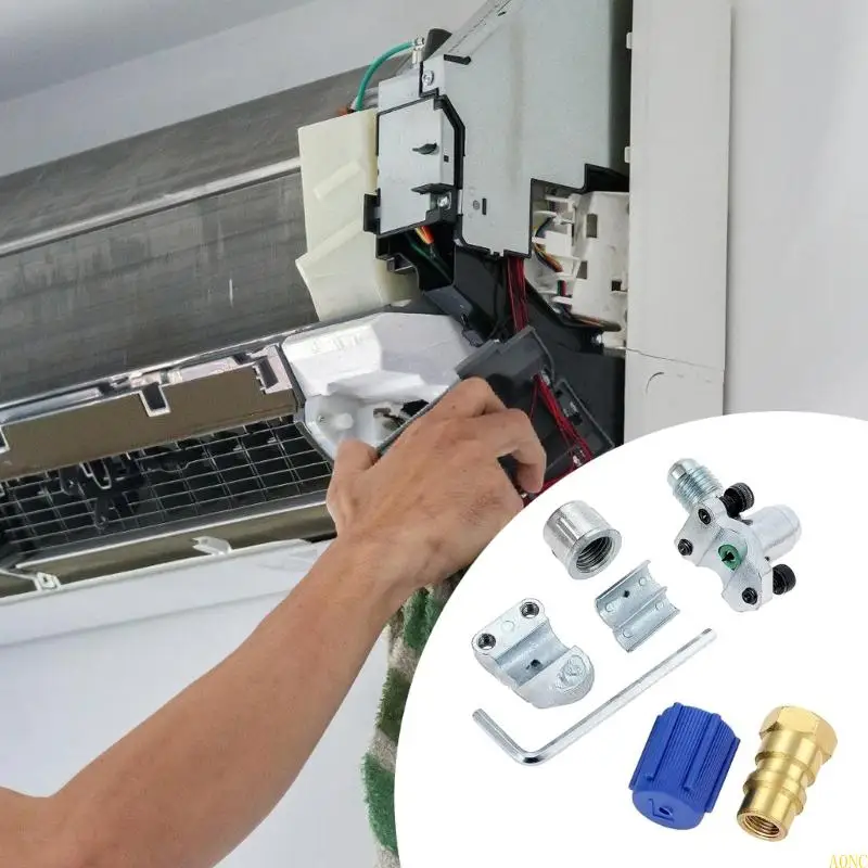 A0NC Piercing Tap Tap Retrofits Air Deptors Retrofits for R12 R22 R134A AP45025