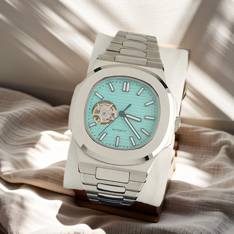 

NH38movement compatible with Nautilus 39mmfully automatic mechanical men's watch, sapphire glass stainless steel waterproofwatch