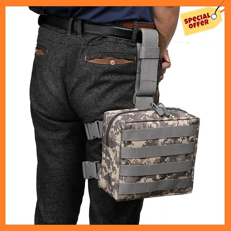 

AD08-1 Piece Multifunctional Toolkit Outdoor Riding Hiking Sports Waist Pack Camouflage Tactical Leg Pouch