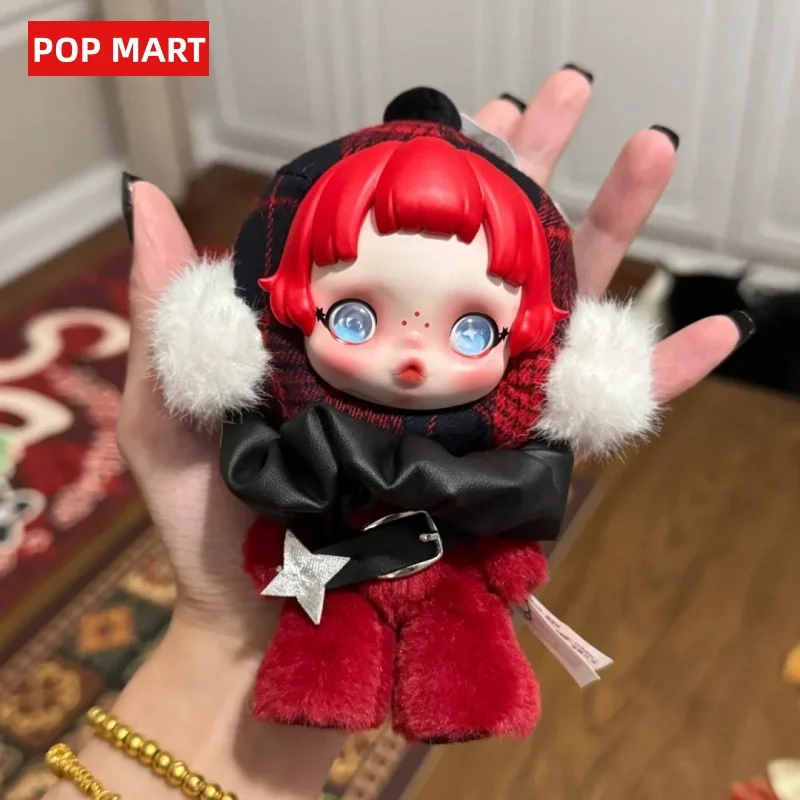 POP MART Skullpanda Winter Movement Series Blind Box Vinyl Faced Plush Doll Toys Cute Doll Desk Decor Mystery Box Christmas Gift