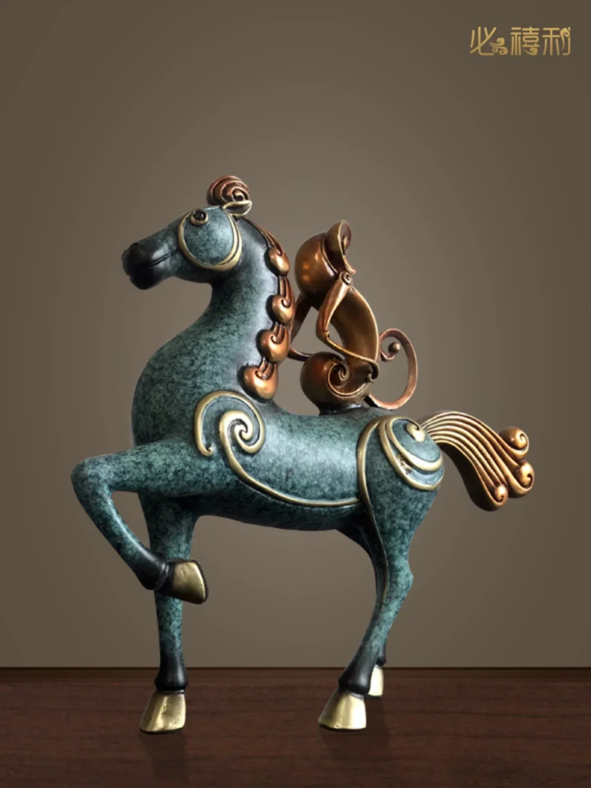 

Pure Copper Immediate Promotion Lucky Horse Office Win Instant Success Decoration Opening Gift
