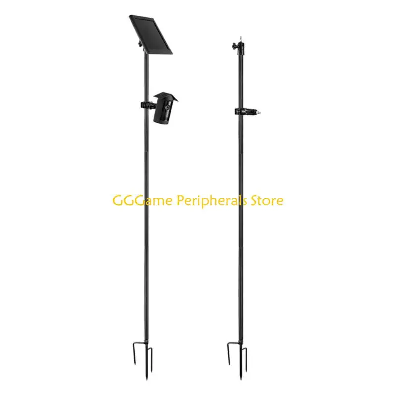 U55B All Terrain Adjustable Outdoor Security Camera Ground Stake Mount Holder For Video Monitoring Equipment Adjustable