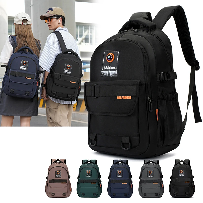 Unisex Casual Backpack Large Capacity Durable Fabric Multi Pocket Design  Available in Multiple Colors Comfortable for Everyday