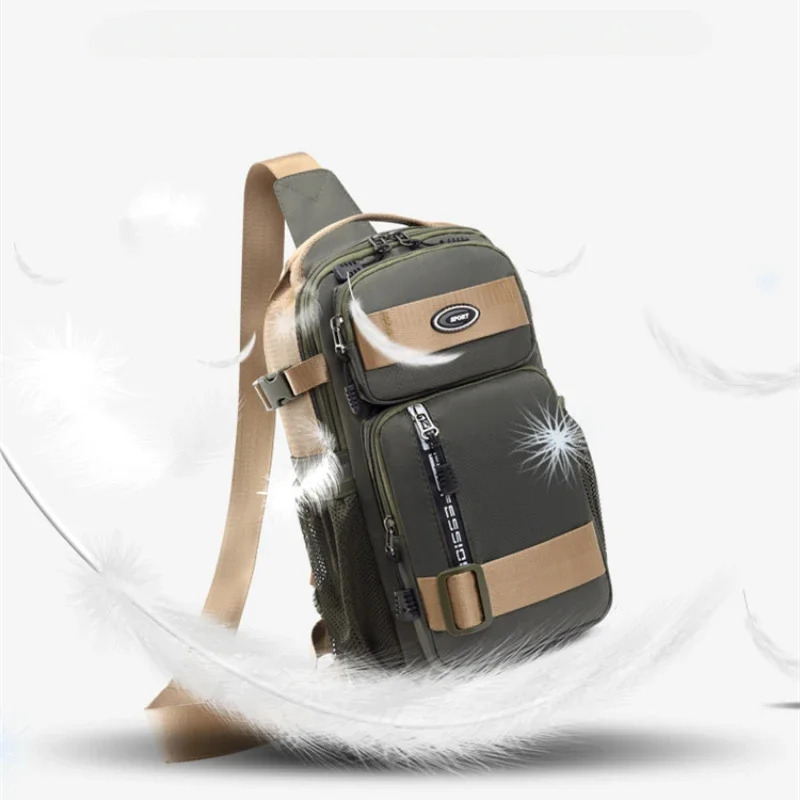 Anti-theft Men Sling Chest Crossbody Bag Carry on Weekender Fanny Pack Waterproof Traveling Running Trekking Shoulder Backpack