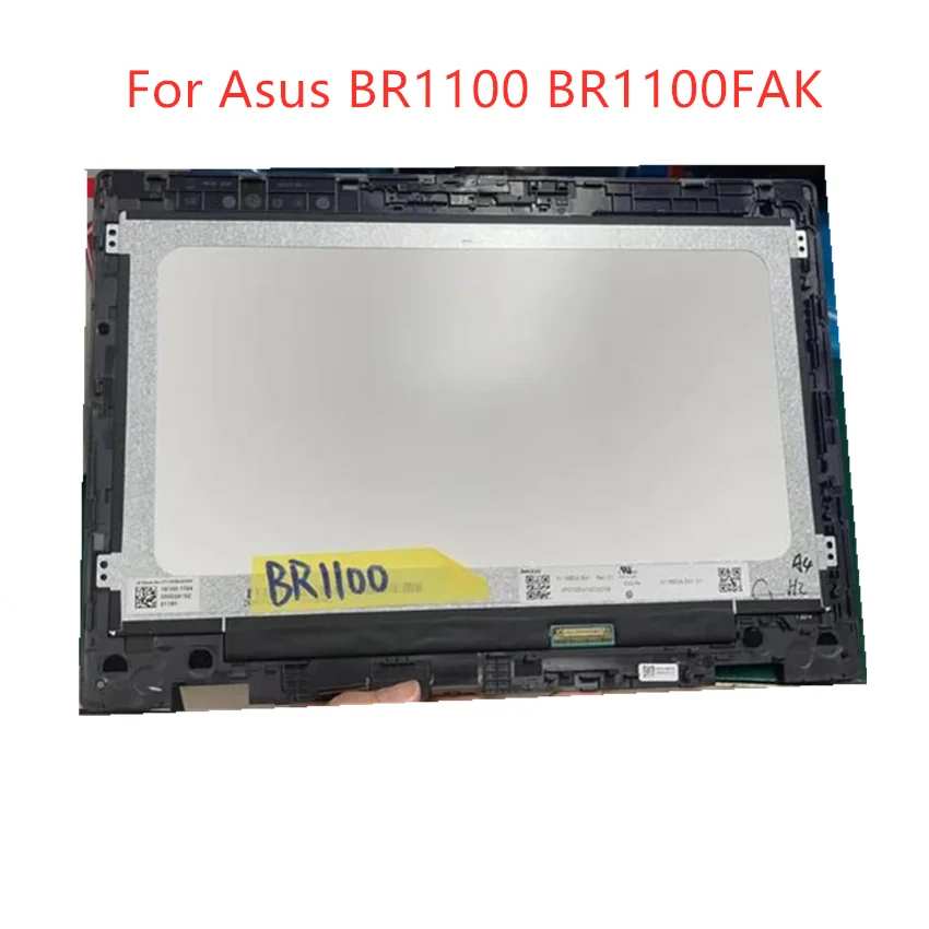 11.6'' HD IPS LCD Display Touch Screen Assembly for Asus BR1100F BR1100FK BR1100FKA BR1100C BR1100CKA Series Winbook W/Frame