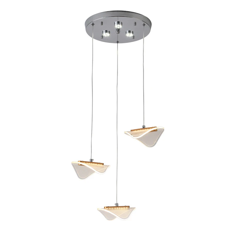 

Nordic LED Acrylic Bird Lamp Pendant Lights for Living Room Home Decoration Bedroom Lamps Home Decor Golden Iron Chandeliers