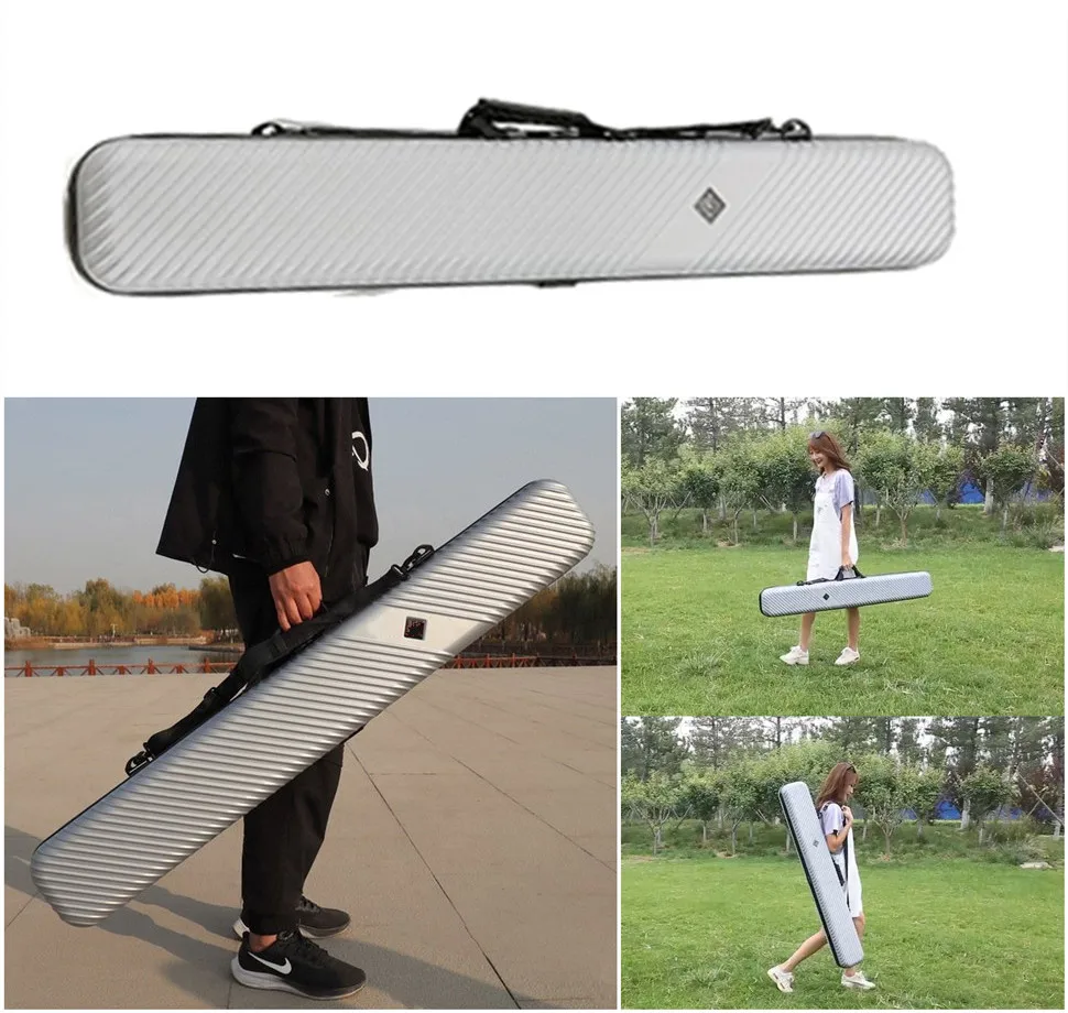 Entrega DDP EE. UU., paquete de 6 4 pies, 4800mAh, tubo de luz Led Rgb inalámbrico recargable, soporte con estuche, luz de escenario para eventos de fiesta de DJ de neón