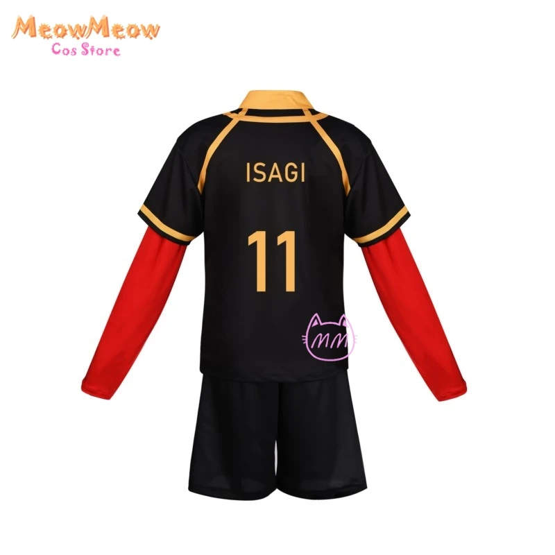 Blue Lock Aleksis Kaiser Ness Isagi Yoichi Ranze Kurona Cosplay Costume Wig Tops Shorts Sportswear Football Soccer Party Anime