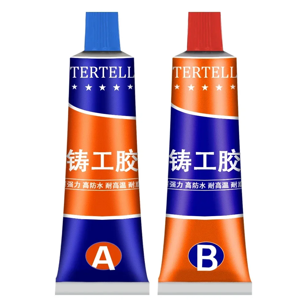 Magic Repair Glue AB Metal Strength Iron Bonding Heat Resistance Cold Weld Metal Repair Adhesive Agent Caster Glue