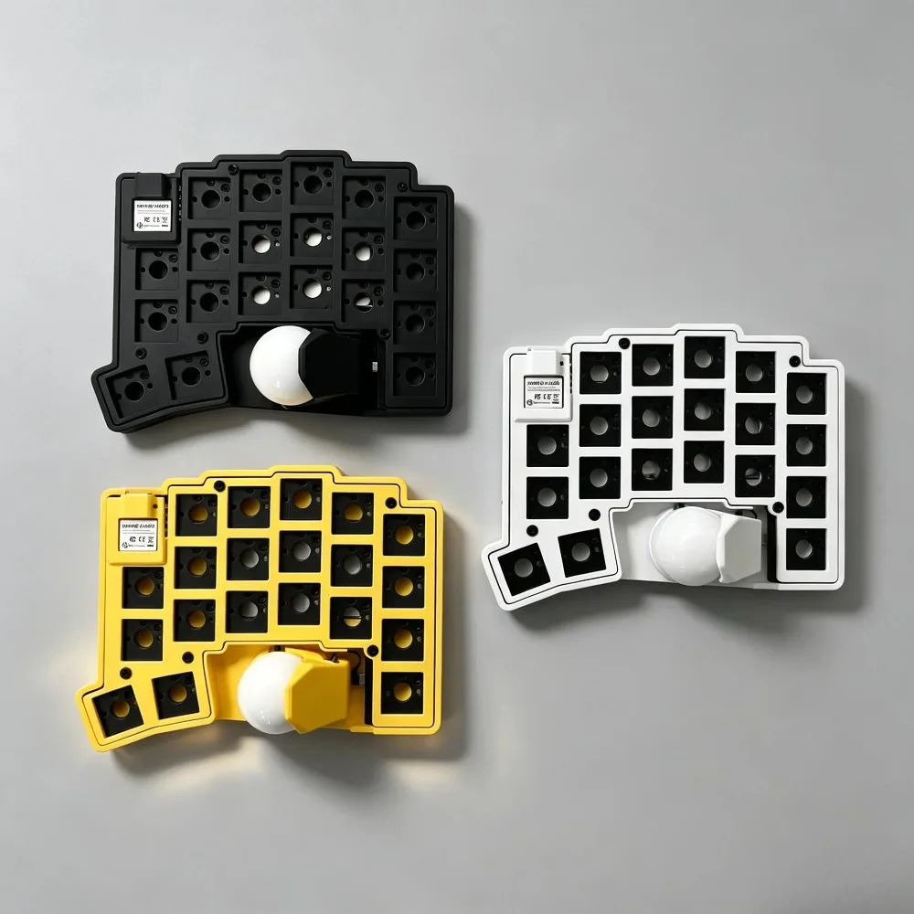MoNA² Wireless Split Trackball Keyboard Kit Hot Swap Wireless Bluetooth Low Profile Ergonomics Custom Split Keyboard Kailh Choc