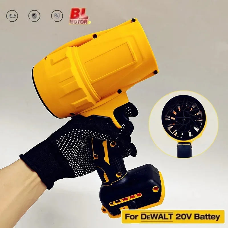 Dewalt-soplador de aire con batería de 20V, ventilador Turbo portátil, plumero de aire de alta velocidad para limpieza de teclado, pelo y coche