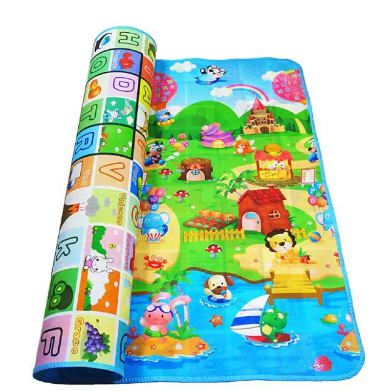 Baby Creeping Mat Thick Play Mat Foam Floor Pad Living Room Home Anti-slip Pad 120x180cm. (Design May Vary)