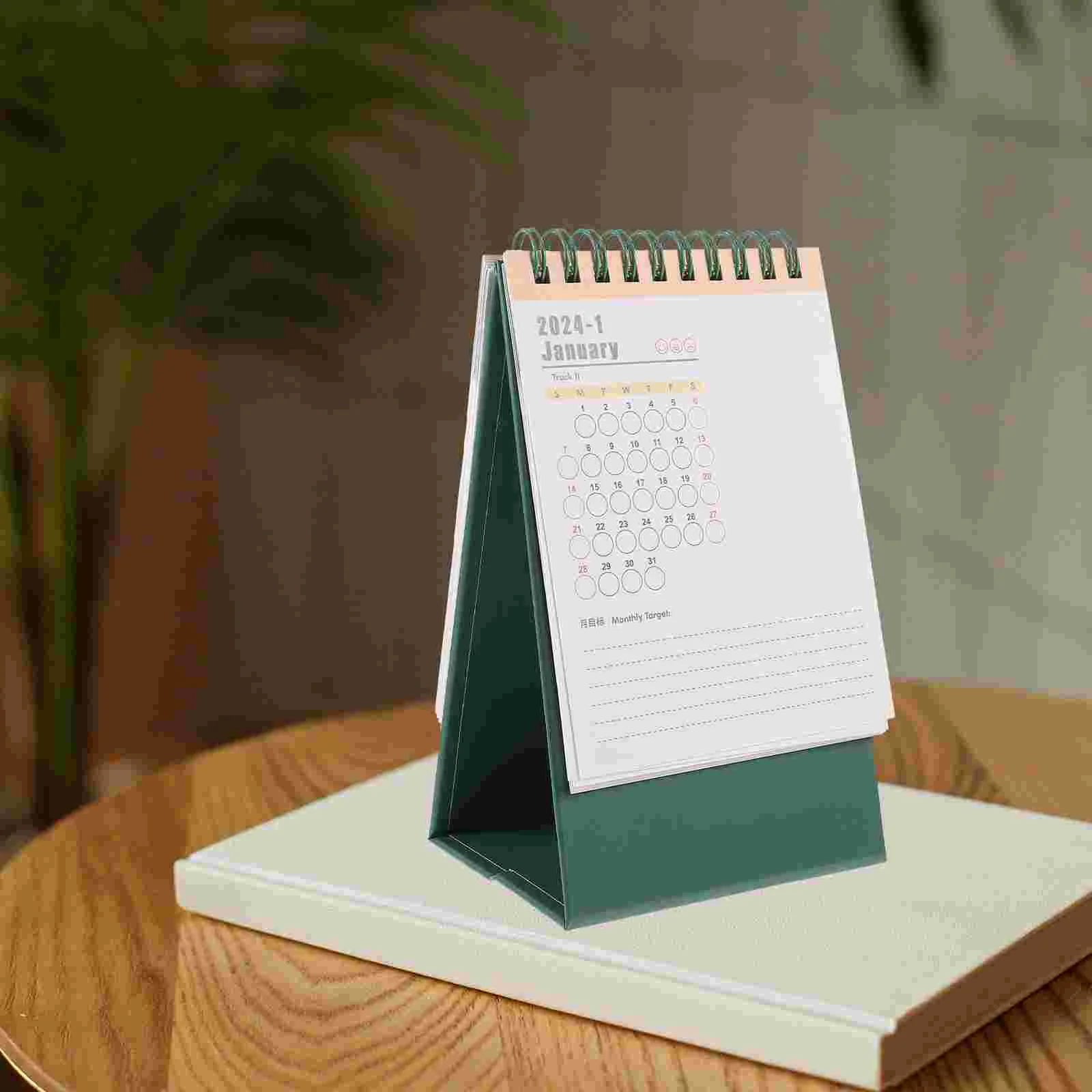 Calendrier debout à grande grille, notes de travail, décoration de bureau, petit bureau, ménage, mois décoratif