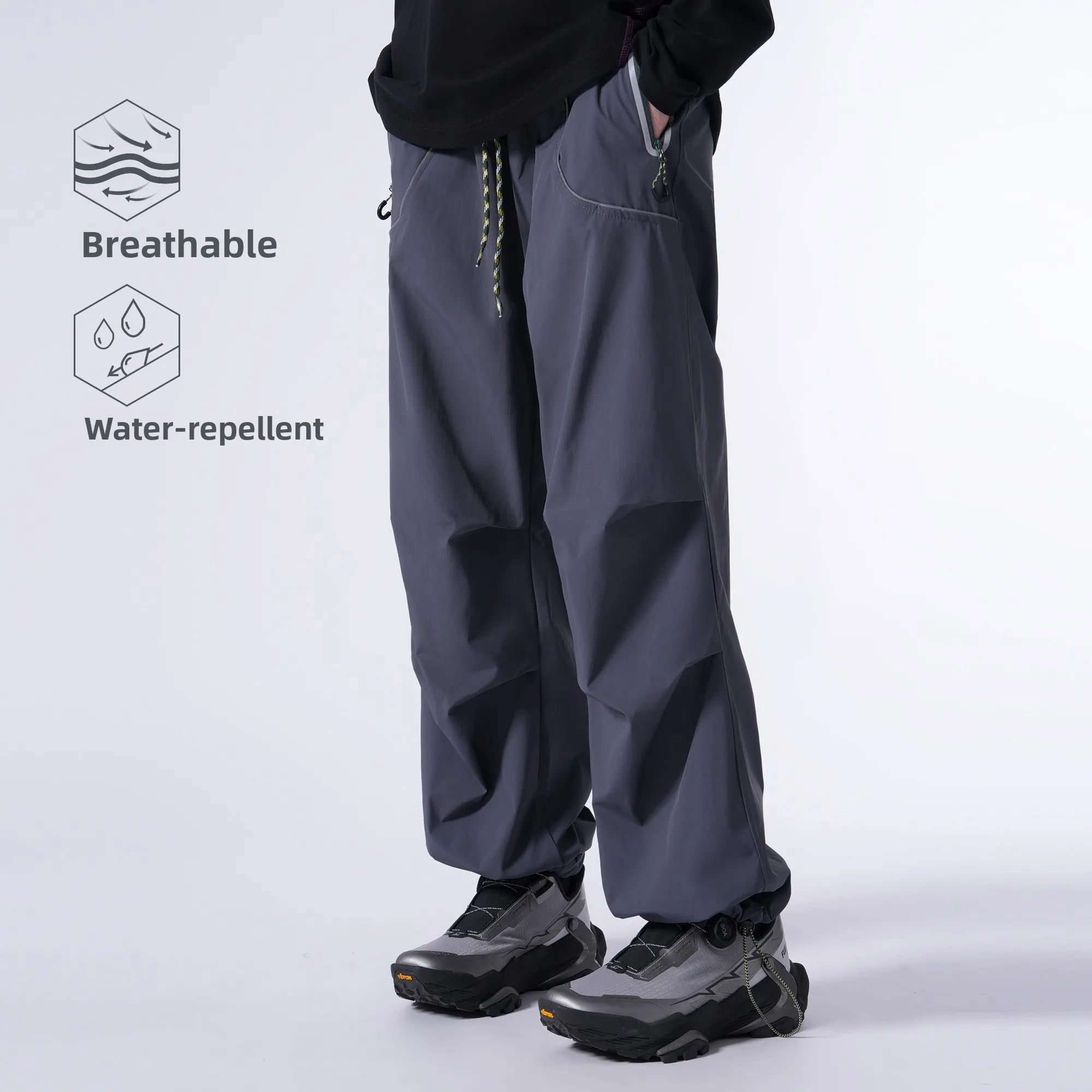 

Outdoor Workwear Trousers Lightweight Foldable Paratrooper Pants Men Women Qui Dry Waterproof Soft ell Adventure Trousers