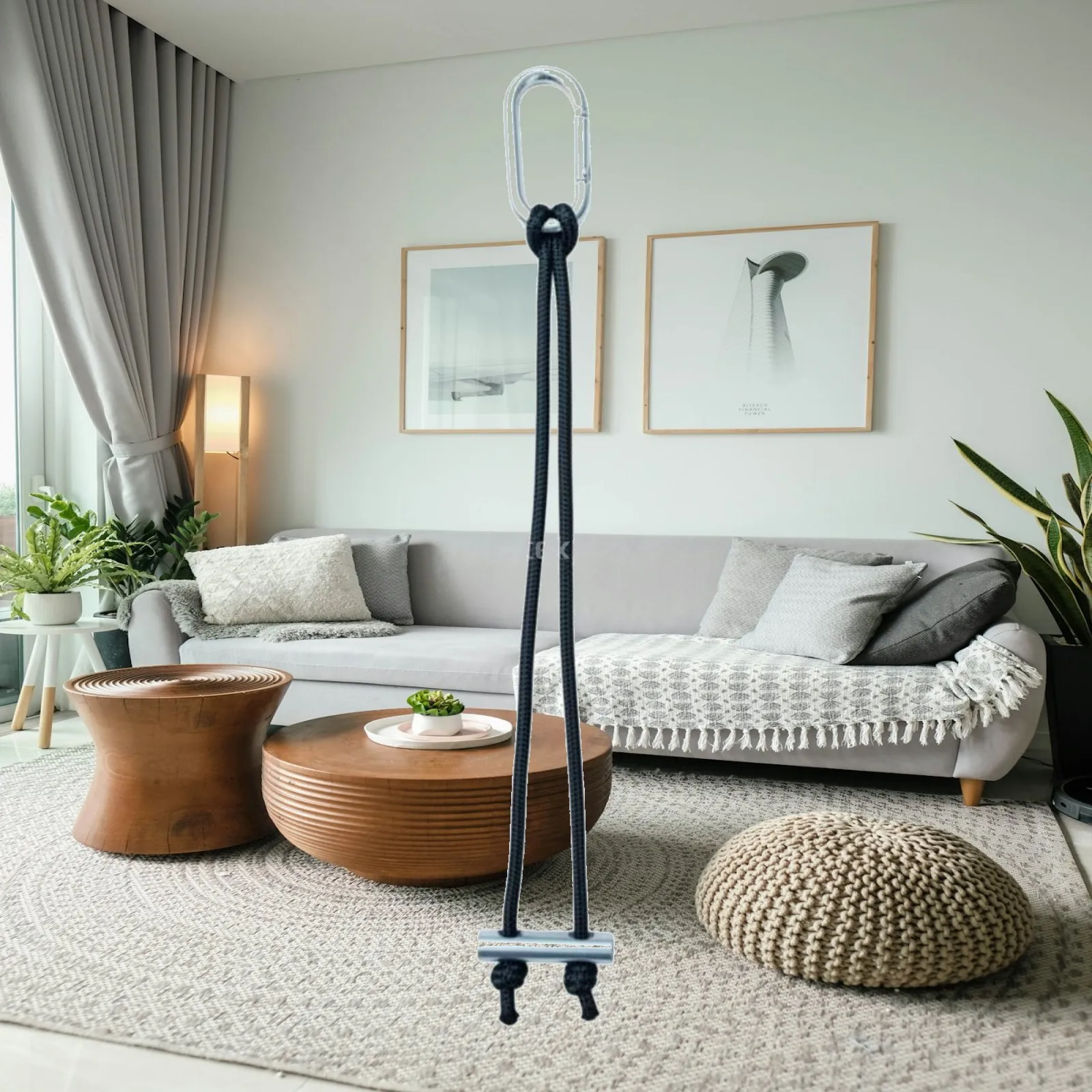 Horse Pail Strap Hanger Secure Fastening Swivel Snap Hook Strap Wear-Resistant