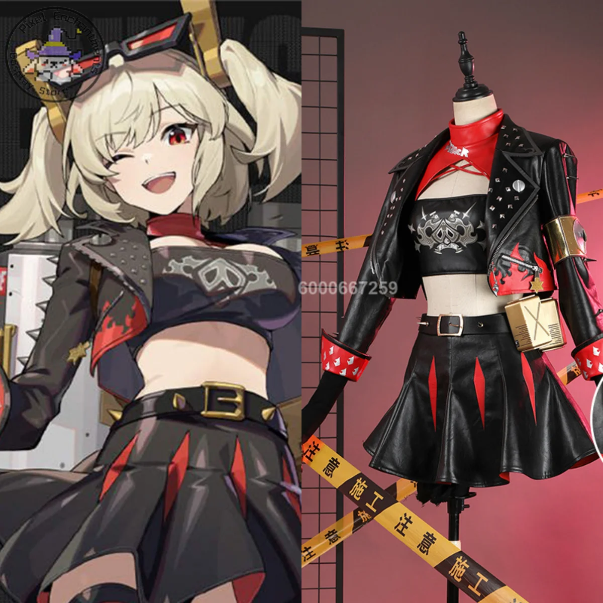 

Game Zenless Zone Zero Cosplay Costume Women Anime Burnice White Cool Role Play High Quality Clothes for Adult Comic Con Outfit