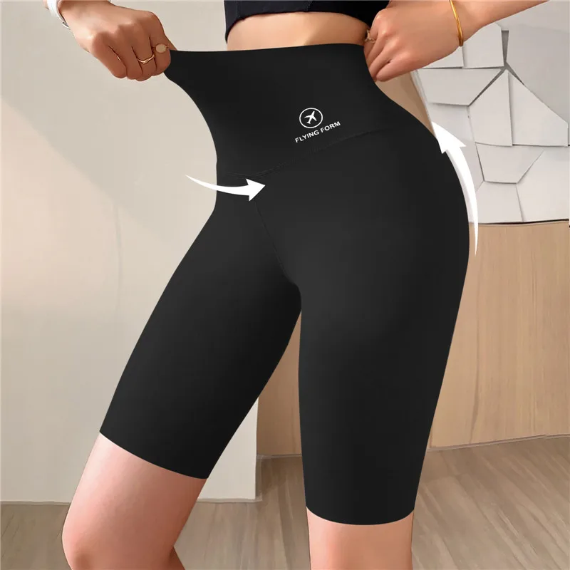 Leggings corti sportivi palestra Fitness Push Up Shorts donna Yoga Slim Fit Half Pants elastico a vita alta estate sottile collant da allenamento