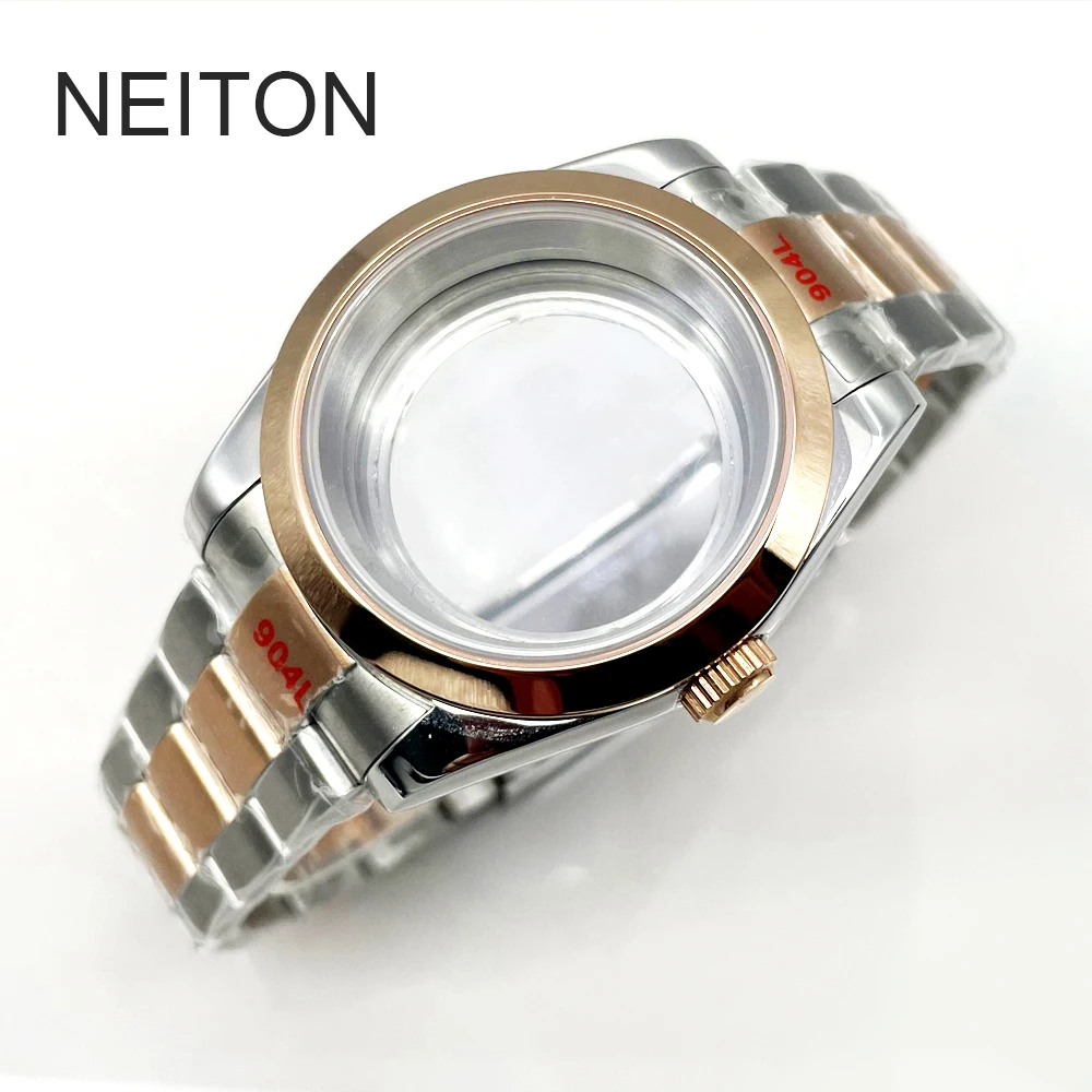 NEITON36mm/39mm Watch Case Sapphire Glass Fit NH35NH36 Miyota8215 EtA2836 PT5000 ETA2824movement