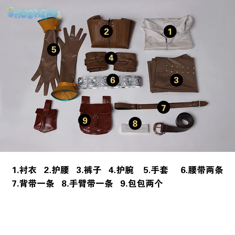 XT8Game Witcher 3 Wild Hunt Cirilla Fiona Elen Riannon أزياء Ciri التأثيرية لحفلة الهالوين مجموعة كاملة عالية الجودة من القماش @ XT6!