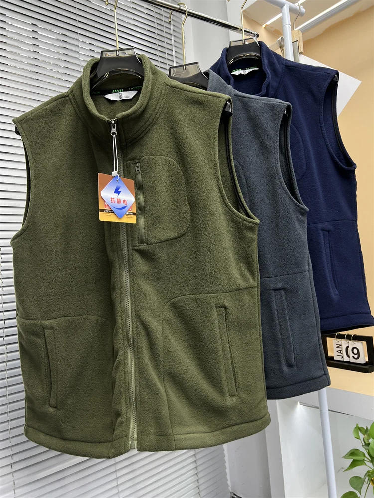 

Warm Fce Vest Top 5 Deees Men's Casual Stand Collar Vest Autumn Winter Thiened Stand Fit Faion Urban Sle