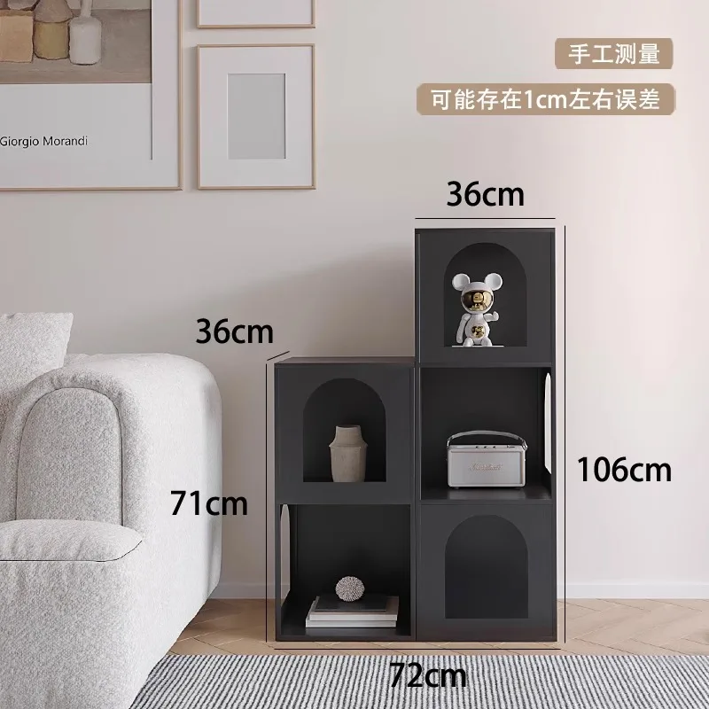 

Small-sized furniture, living room, bedroom wrought iron lattice display cabinet Wall small narrow cabinet Children