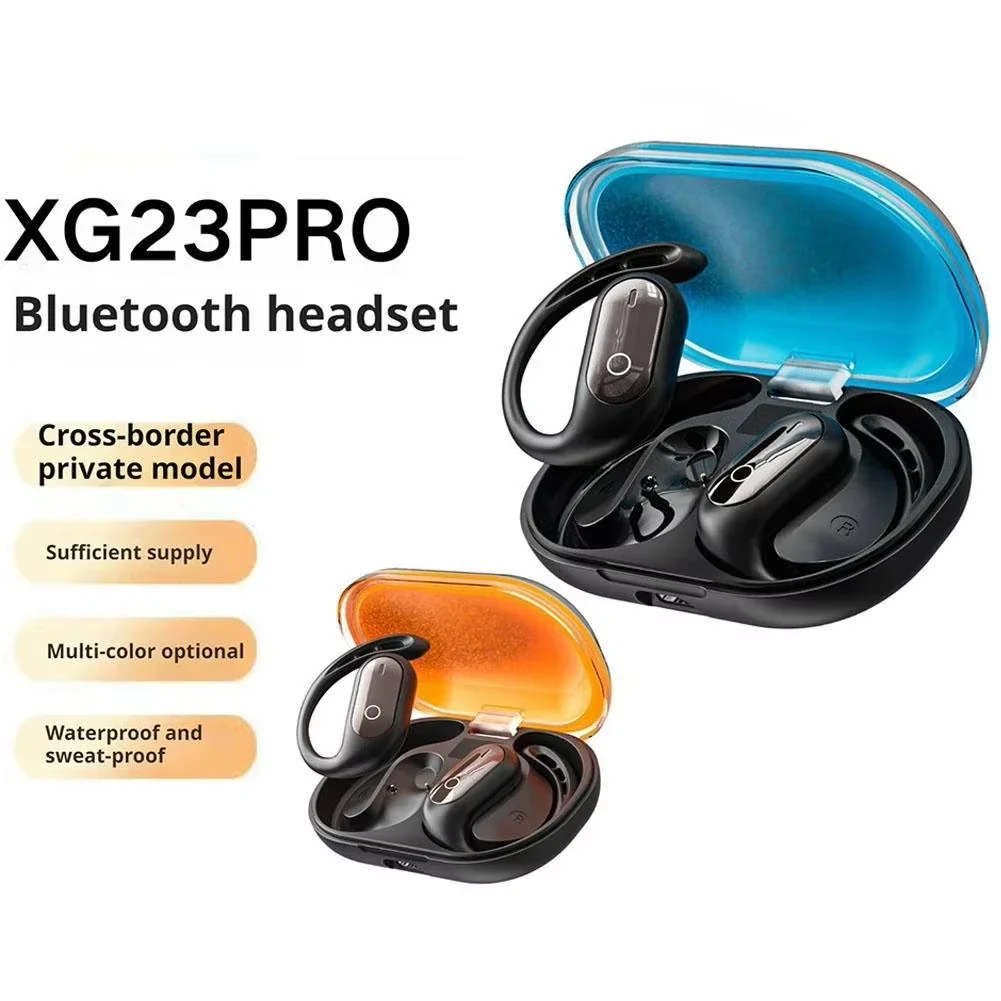 سماعات أذن Xiaomi XG23 PRO اللاسلكية AI ترجمة سماعات أذن بلوتوث 5.4 ضوء ليلي متدفق بدون سماعات أذن معلقة داخل الأذن