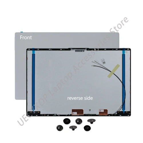 Imagen 2 del producto Nuevo para Ideapad 5 15IIL05 15ARE05 15ITL05 15ALC05 2020 2021 cubierta trasera LCD para portátil/bisel frontal/bisagras carcasa superior