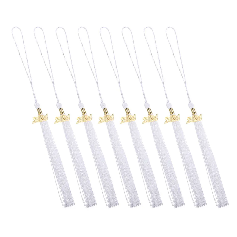 

Набор из 8 декоративных подвесок-кисточек для академических шапочек, стильные аксессуары для выпускных 2024 года