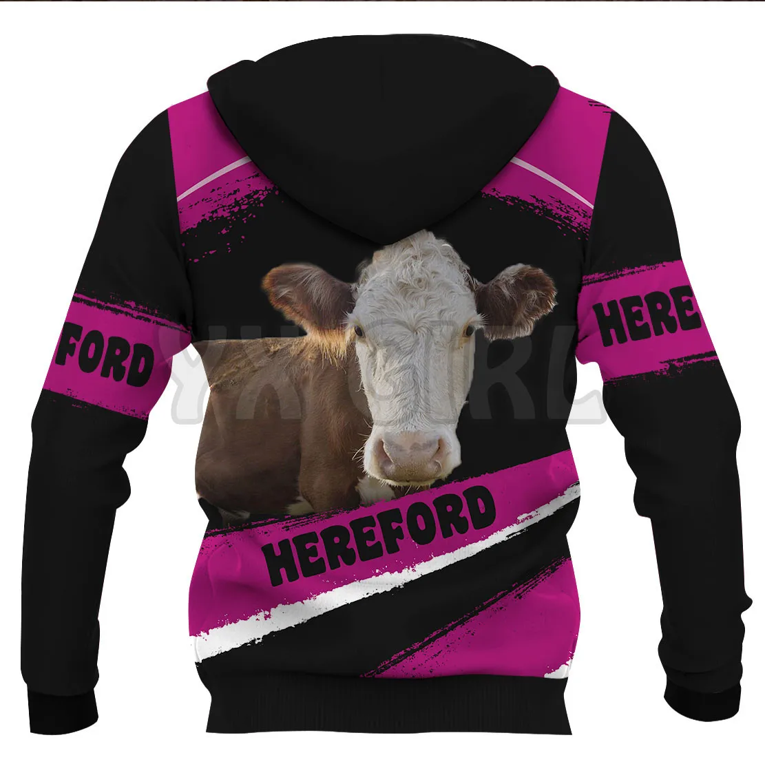 I'm The Crazy Hereford  3D Printed Hoodies  Unisex Pullovers Funny Dog Hoodie Casual Street Tracksuit