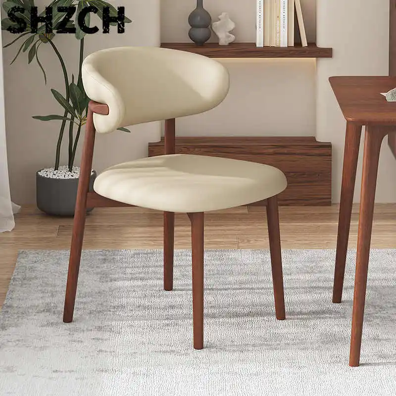 Custom Fast Delivery Home Modern Minimalist Dining Chair Desk Chair Backrest Italian Designer Coffee Shop Hotel Stool
