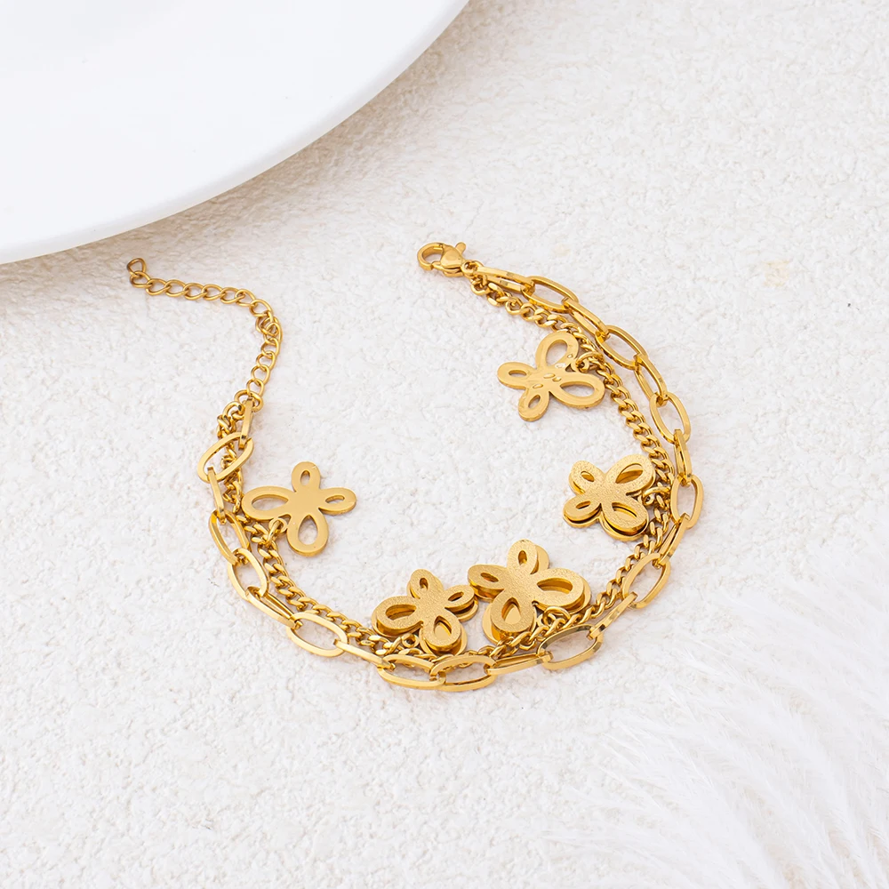Damenarmband Trendiger Edelstahlschmuck 2026 Italienisches Charm-Armband Kostenlose Lieferung Artikel für Damen Frauenaccessoires – Detail 21