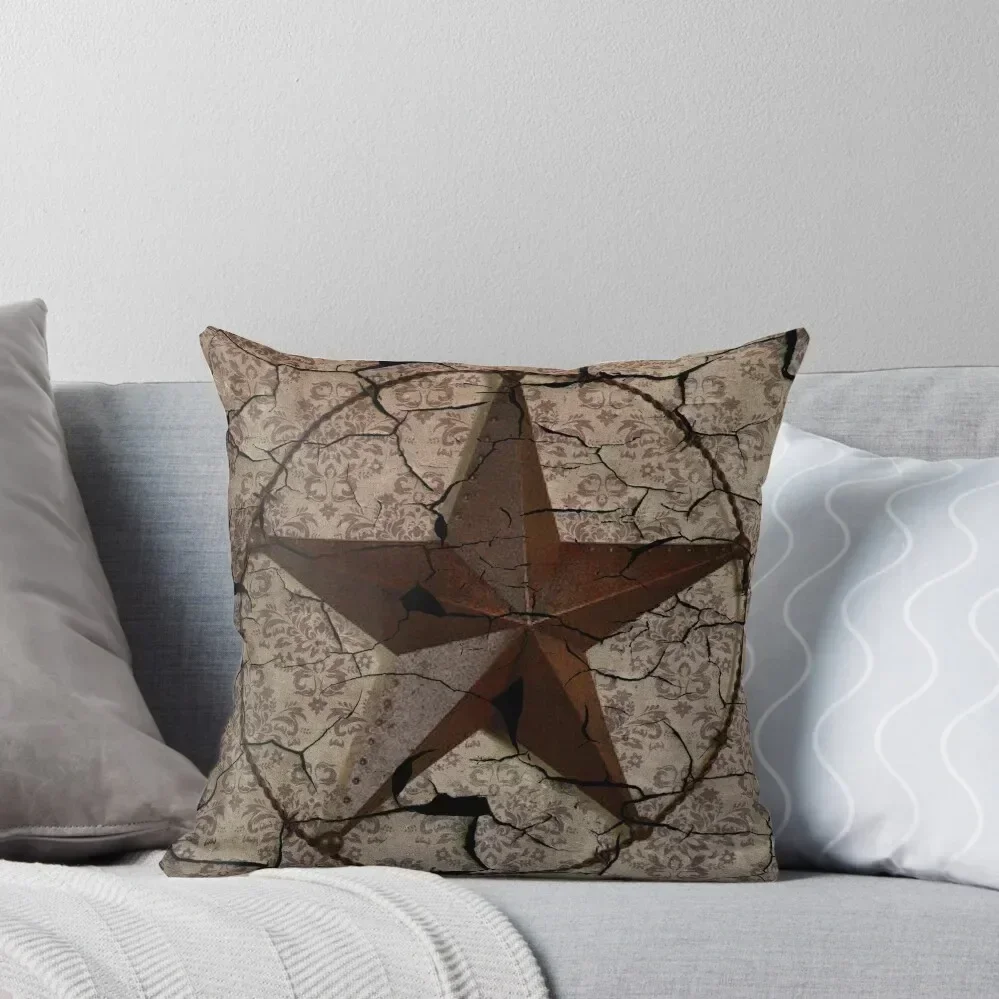 

vintage damask rustic western country star Throw Pillow sleeping pillows New year Sofas Covers Cushions For Children pillow