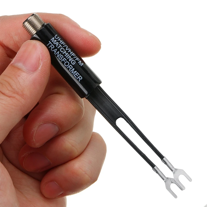 10 Pcs Uhf Vhf Fm 75-300 Ohm Tv Antenne Adapter Bijpassende Transformator Coaxiale Kabel
