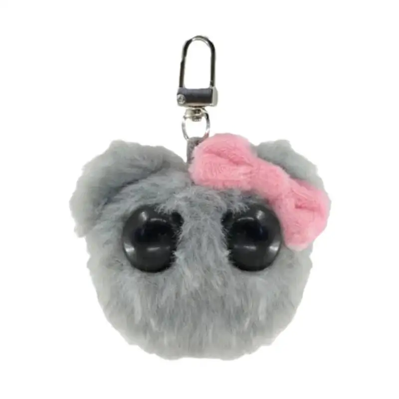 

Plush Keychain Toy Cute Stuffed Sad Hamster Pendant Keyring Sad Hamster Keychain Creative Cartoon Animal Keychain For Mobile