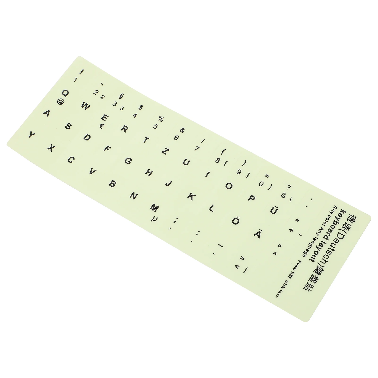 Autocollant lumineux pour clavier, accessoire structurels ent pour ordinateur de bureau, veilleuse