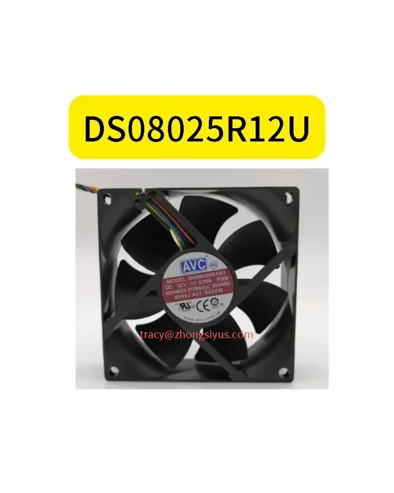 

New original 8025 12V 0.70A four-wire PWM speed control CPU fan DS08025R12U chassis