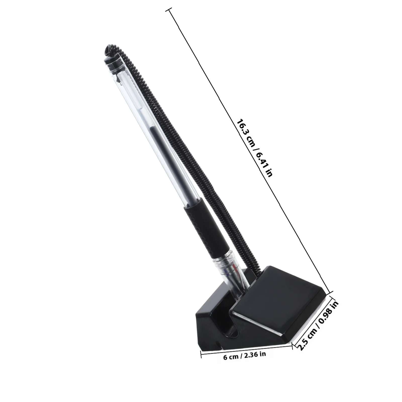 3 قطعة أقلام مضادة آمنة سطح المكتب حبر قلم للرجال مع حامل سلسلة مضادة للسرقة لمكتب الاستقبال البنك فندق اللوبي مكتب الاستخدام