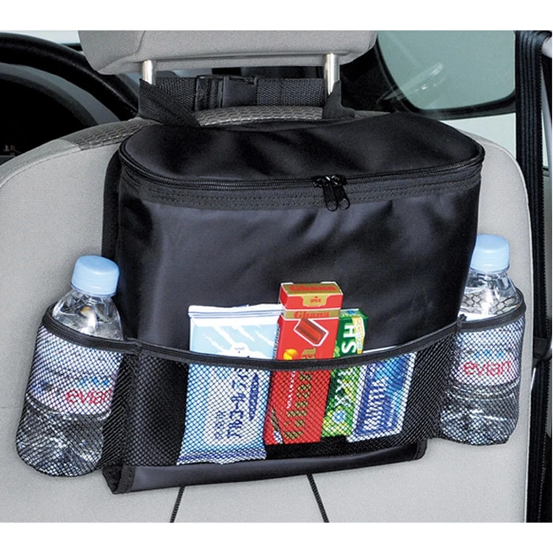 

Auto Car Backrests Protect Car Seat Back Organizer Multi-Pocket Storage Storage Bag Holder Hanger (Black)
