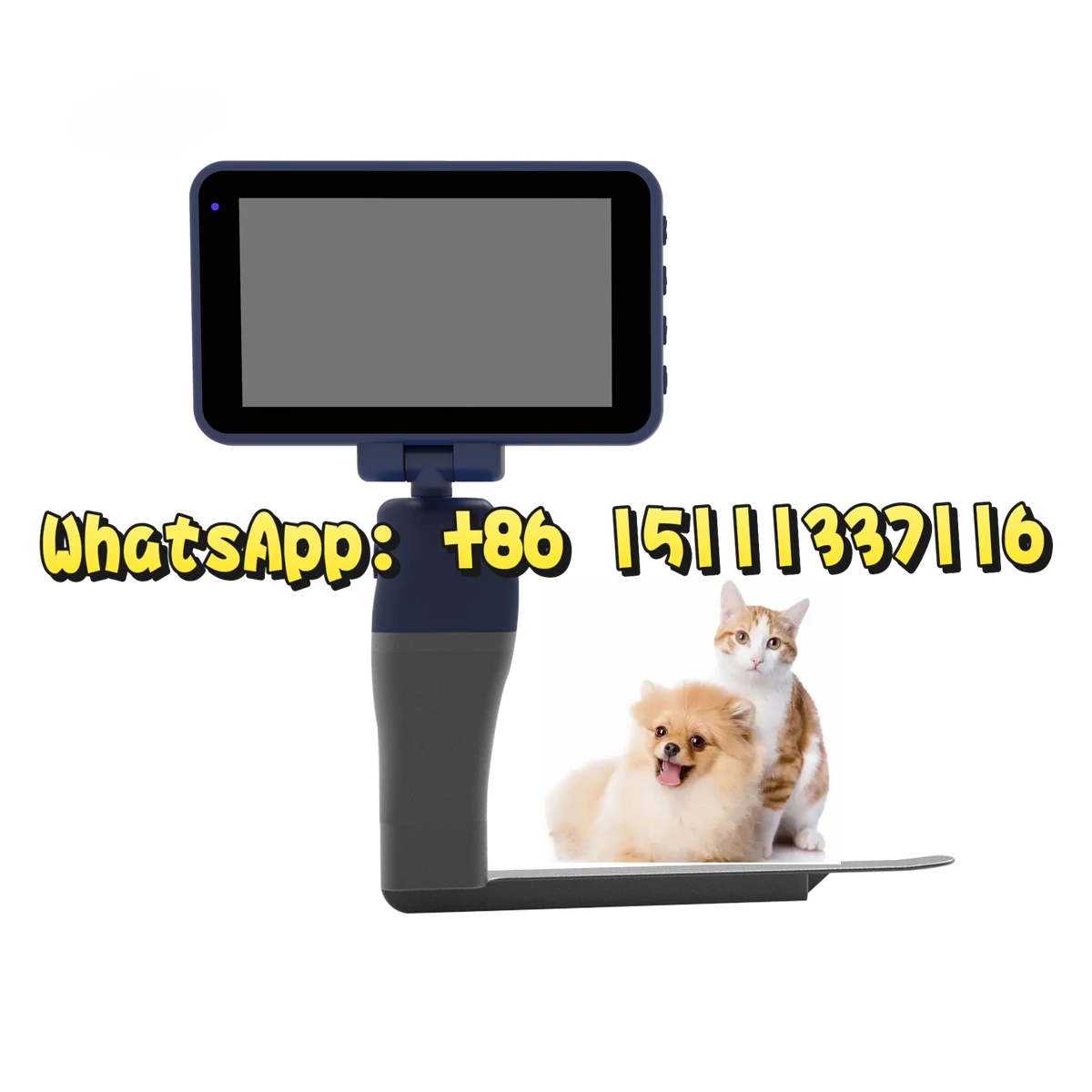 

Заводская цена с сенсорным экраном, 4,5-дюймовый ветеринарный видеоларингоскоп для домашних животных в горошек и кошек с камерой