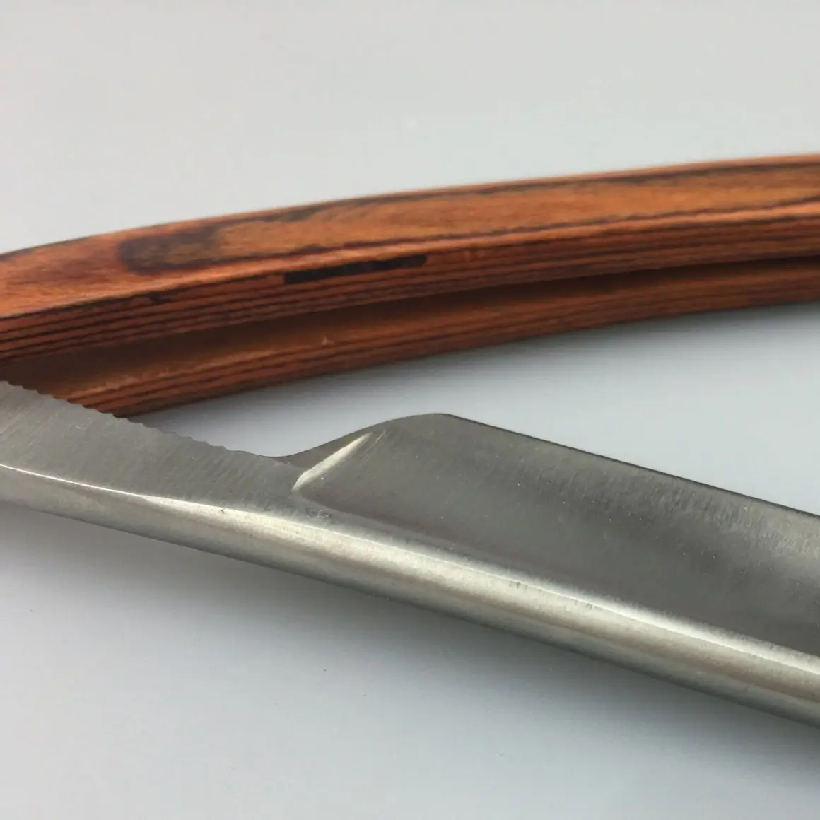 YINTAL الرجال الحلاقة مستقيم الحلاقة خشب الزان مقبض الكلاسيكية الحلاق شفرات الكربون الصلب شفرة دليل ماكينة حلاقة #4