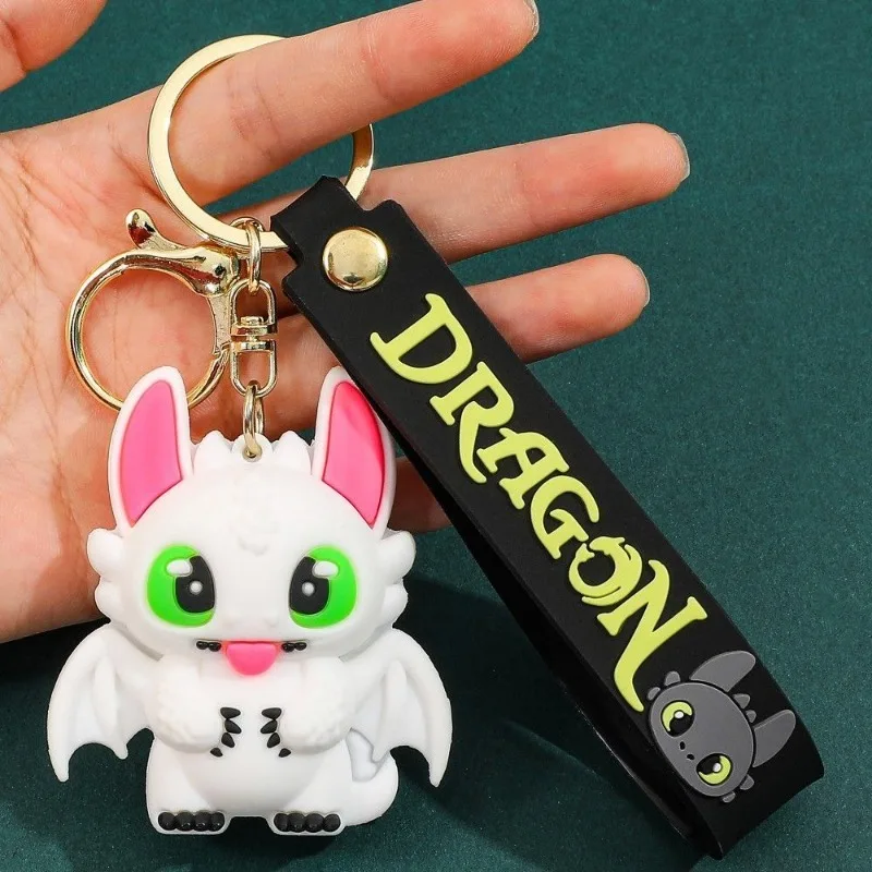 Como Treinar Seu Dragão Desdentado: Chaveiro Criativo de Carro com Desenho Animado, Pingente Personalizado de Personagem de Anime para Mochila, Presen