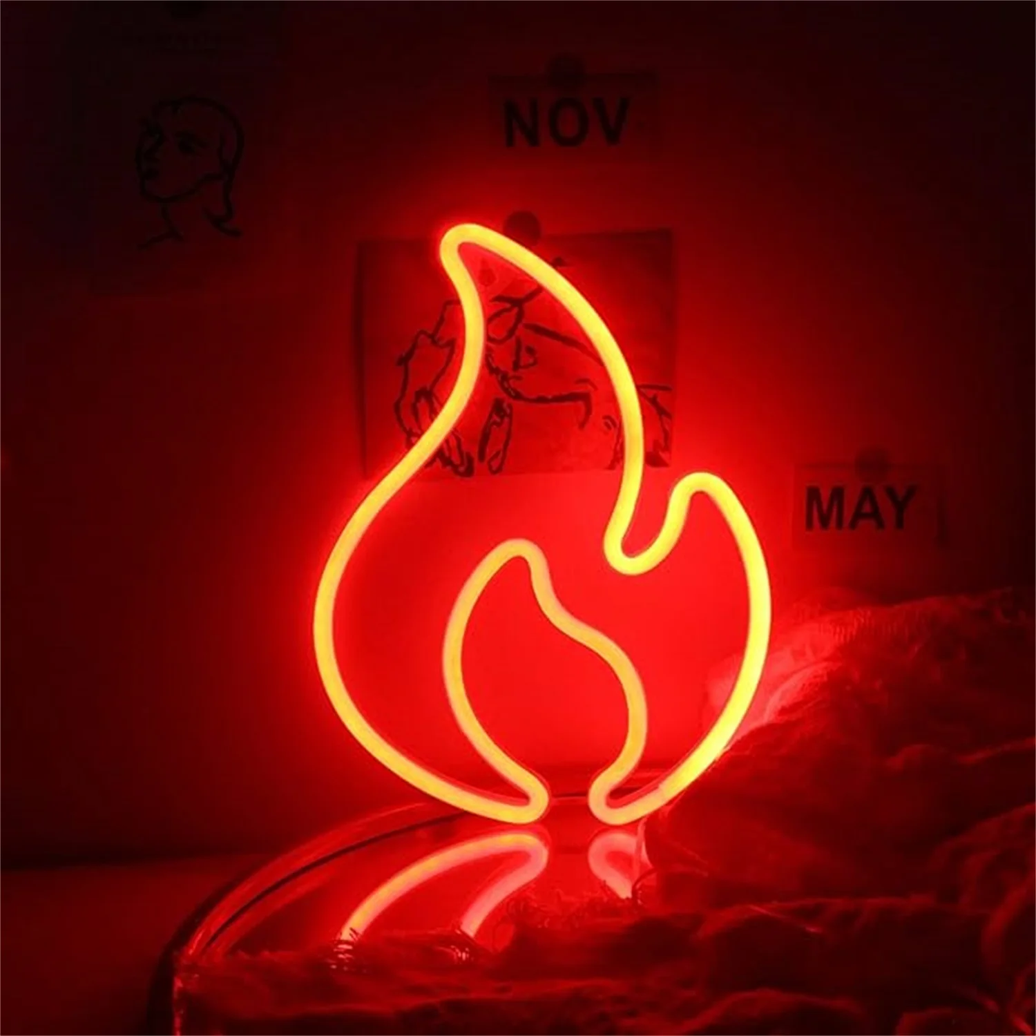 The Red Flame Neon … - image